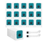 LXZNRQU Sacs d'aspirateur haute capacité, 16 paquets, compatibles avec la station de nettoyage Jet VCA-ADB95/VCA-ADB952 sur mesure, filtre à poussière multicouche