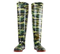 LXZSMH Cuissardes de Chasse en PVC Camouflage, résistantes à la Perforation et conçues for Durer, idéales for la pêche en étang.(8.0)