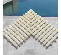 LXZSMH Grille de Drainage et de trop-Plein, 90 Degree Right Angle Grille, Splicing Removable Grille Cover