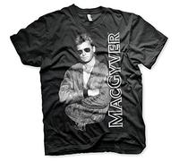 LY Macgyver- Cool Macgyver Big & Tall Men's T-Shirt Black L