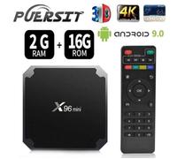 LY29194-PUERSIT TV BOX X96 MINI 2GO + 16GO Android 90 Multi-Core 64bit Cortex-A53 GPU Mali-4504KHD 24GWIFI