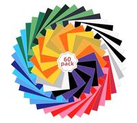 Lya Vinyl Traceur de film textile, lot de 60 traceurs de film flexible, 30,5 cm x 20,5 cm, pour Cricut et Silhouette Cameo, traceur de film textile pour tissu et t-shirt DIY