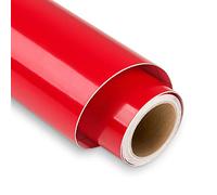 Lya Vinyl Vinyle Adhésif Rouge Brillant, 30 x 152,5 cm vinilo adhesivo permanente pour Cricut, Silhouette Cameo, Vinyle permanent pour Cadeaux de Bricolage, Mug
