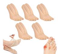 LYAART Chaussette de Santé Anti-Hallux valgus, 2023 Nouveau correcteur d'Hallux valgus pour Femmes et Hommes, Chaussettes à Cinq Doigts Respirantes avec Bout Divisé (C+ 5 Pairs)