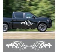 LYABYT 4x4 Bull Off Road Autocollant de Voiture Graphiques décalcomanies décoration de camionnette, pour Dodge Ram 1500 2500 Mitsubishi L200 Maxus T60 T70