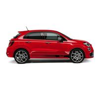 LYABYT Autocollants de Capot de Voiture à Rayures des Deux côtés, décoration de Moteur de carrosserie, décalcomanies de Couverture, Accessoires extérieurs en Vinyle, pour Fiat 500X Cross Sport