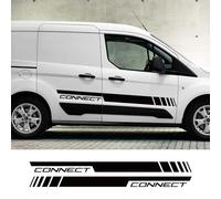 LYABYT Autocollants latéraux de Porte de Voiture 2 pièces, décalcomanies en Vinyle, pour Ford Transit Connect, Accessoires de réglage des Graphiques de Ligne de Camping-Car