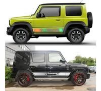 LYABYT Autocollants latéraux de portière de Voiture, Longues Bandes, décalcomanies en Vinyle, Accessoires de réglage Automatique, pour Suzuki Jimny 4x4 Tout-Terrain Jb43 Jb64 Jb74 Ja11 RC