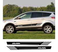 LYABYT Lot de 2 Autocollants en Vinyle à Longues Rayures pour Voiture, décalcomanies de Style Sportif de Course, décoration, Accessoires de réglage, pour Ford Kuga
