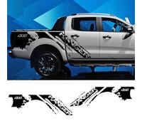 LYABYT Lot de 2 autocollants en vinyle pour pick-up côté coffre de voiture, camion 4 x 4, décoration personnalisée, accessoires automobiles, pour Ford Ranger
