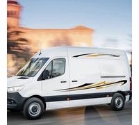 LYABYT Voiture Long Side Stripes Stickers Auto DIY Sports Style Décalcomanies Décoration Automobiles Tuning Accessoires, pour Mercedes Sprinter