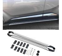 LYangr 2 pièces Marchepieds Latéraux Barres pour Toyota C-HR CHR 2017-2020 Jupes latérales Latérales Marchepied Voiture Auto Latérale Pédales Marchepieds Support Protection