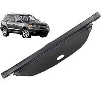 LYangr Voiture Étagère de Coffre Arrière pour Hyundai Santa Fe Ⅲ 2015-2018 Rétractable Coffre Bagages Housse Colis Rideau de Rangement Partition Panneau de Bouclier