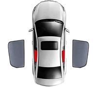 LYangr Voiture Vitres LatéRales Pare-Soleil pour BYD Seal U DM-i 2023 2024 2025 Pare Soleil Magnétique Avant Et ArrièRe Pare-Soleil De LatéRales Maille Vitres DéFendre UV,B/2pcs-rear-doors