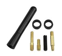 lyanny Antenne Radio pour Camion, antenne de Voiture Courte - Antenne de réception en métal Courte en Fibre de Carbone - antenne Automatique générale de Signal Radio de 8 cm avec Le Fil en Aluminium