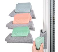 lyanny Brosse de Nettoyage de Fenêtre, Brosse de Nettoyage de Voie de Fenêtre 3PCS, Brosse de Nettoyage de Rainure de Fenêtre à Main pour Rail de Porte Coulissante de Joint de Fenêtre
