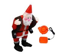lyanny Costume de Père Noël gonflable - Combinaison festive imperméable - Costume de Père Noël gonflable pour Noël - Pour les fêtes de famille, les événements, les spectacles, les activités, les