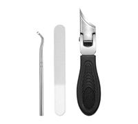 lyanny Coupe-Ongles Incliné | Pince à ongles pour pieds à mâchoire large et bord biseauté,Set De Manucure De Précision Ergonomique En Acier Inoxydable Antidérapant Pour Salon Et Voyage