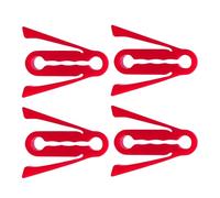 lyanny Couvercles de verrou de porte de voiture, en silicone, protection amortisseur en quatre parties - Protection de porte à réduction du bruit pour voiture, garage, parking extérieur, SUV