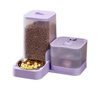lyanny Distributeur Automatique De Nourriture pour Chat | Distributeur De Croquettes Automatisé pour Chien,Récipient De Stockage pour Chiens Et Chats De Toutes Tailles