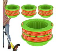 lyanny Fil de Débroussailleuse,4 Pièces Fournitures pour Tondeuse à Gazon - Bobine de Nylon pour Débroussailleuse - pour Jardiniers Gardiens Terrains Jardins Parcs Clôtures Plates-Bandes Allées