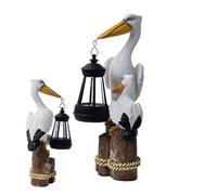 lyanny Lampes Solaires Extérieur pour Jardin,Sculpture Décorative Pelouse | Sculpture de Pelouse Lumineuse en Forme d'Oiseau pour Terrasse Cour Arrière