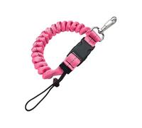 lyanny Lanière à ressort pour plongée sous-marine, dragonne de plongée anti-lâche avec boucle à dégagement rapide, lanière rétractable à boucle à main pour caméras et lumières de plongée