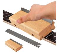 lyanny Lime À Extrémités De Frettes | Lime En Bois Massif Pour Frettes 3/23/35 Degrés,Accessoire pour Chanfreinage, Ébavurage et Façonnage des Guitares, Basses Électriques, Mandolines et Banjos