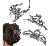 lyanny Lot de 3 pinces à cheveux pour Halloween, décorations de fête - Accessoires de coiffure portables pour femmes, filles, étudiantes, voyages, école, université, concerts, danses