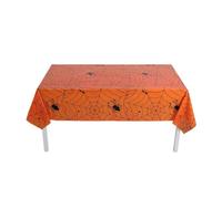 lyanny Nappe d'halloween 137 x 274 cm, Nappe imperméable en Toile d'araignée, Couverture de Table d'halloween, Couverture de Table pour décorations de Table de dîner de Vacances