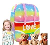 lyanny Porte-| Porte-Peluche - Sac À Dos pour Jouets Portable avec Bretelles D'Épaule Réglables pour Maison Cours De Parentalité Courses Crèche Et Formation D'