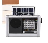 lyanny Radios Portables - Radio Portable Rechargeable | Haut-Parleur Multibandes avec Lampe Torche Puissante et Aiguille pour Maison Voyage Camping Plage Salle de Sport École