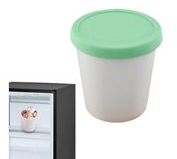 lyanny Récipient de stockage de glace pour congélateur - Récipient anti-fuite pour desserts congelés avec couvercle - Pour crème glacée et yaourt - 1 l