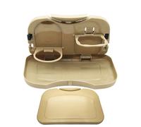 lyanny Tablette Plateau Pour Siège Arrière De Voiture - Table Pliable Pour Voiture Avec Porte-Gobelet - Bureau pour Banquette Arrière Automobile pour Ordinateur Portable, Travail, Repas, Voyage Adulte