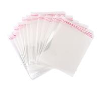 Lyaor 300 Pièces 13x15cm Sachet Plastique Transparent OPP Sachet Alimentaire Petit Sac Autocollant Emballage Sachet Alimentaire Sachet de Cellophane pour Boulangerie Bonbon Chocolat Biscuits Bougies