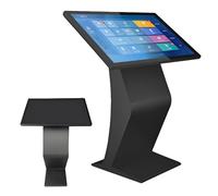 LYAYYDS Borne Interactive numérique avec écran LCD 22 Pouces, Affichage Tactile capacitif et écran IPS HD 1080p, borne Libre-Service sur Pied Black