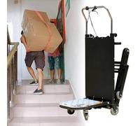 LYAYYDS Chariot électrique pour Monter Les escaliers 500 kg 2980 W Chariot électrique pour Monter Les escaliers avec Bandes en Caoutchouc Chariot Pliable 180 x 60 x 56 cm