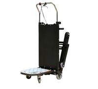 LYAYYDS Diable Monte-escalier électrique avec Batterie 48 V 72 Ah et Moteur 2980 W, Diable électrique Pliable pour Monter et descendre Les cartons Lourds et Les appareils électroménagers