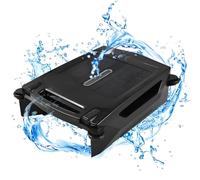 LYAYYDS Écumeur de Piscine robotisé Solaire, Nettoyeur de Piscine Automatique à énergie Solaire pour Feuilles et débris, Robot écumeur Flottant sans Fil avec Une Batterie de 2500 mAh