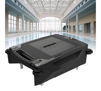 LYAYYDS Nettoyeur de Piscine Solaire Automatique 2500 mAh, Recharge Solaire et Batterie, Robot écumeur de Piscine avec Panneau Solaire, pour Piscine Hors Sol, 53,5 x 46,5 x 18 cm