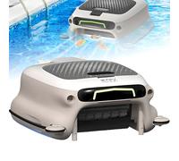 LYAYYDS Robot Nettoyeur de Piscine, écumeur de Piscine Manuel 30 W, Panier filtrant 10 L, Robot de Piscine télécommandé, écumeur de Piscine sans Fil