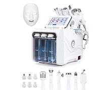 LYAZFC 7 en 1 Hydratante Machine De Beauté À L'oxygène D'hydrogène Machine de Microdermabrasion Diamant Nettoyer Visage Faciale Peau Soins Jet Peler Machine,7 in 1