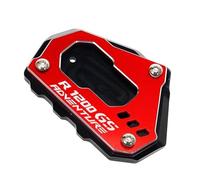LYBH Béquille Latérale pour Moto pour BMW R1200GS R1250GS R 1200 1250 GS Adventure ADV LC GSA 2021 Agrandisseur de béquille(Rouge,M)