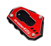 LYBH Béquille Latérale pour Moto pour BMW R1200GS R1250GS R 1200 1250 GS Adventure ADV LC GSA 2021 Agrandisseur de béquille(Rouge,Grand)