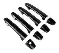 LYBH Cache De Poignée De Porte Extérieure Latérale Pour Subaru Pour Forester 2025 Protection De Poignée De Porte Extérieure Poigner Porte Housse(Noir brillant)