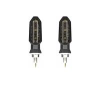 LYBH Clignotants De Moto Clignotants Étanches pour Kawasaki Z900 Z750 Z1000 Z650 Z800 Z400 Z1000SX Clignotants Avant et arrière(Fumée,2 pièces)