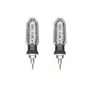 LYBH Clignotants De Moto Étanches pour Kawasaki Z900 Z750 Z1000 Z650 Z800 Z400 Z1000SX - Clignotants Avant et Arrière (Clair, 2 Pièces)