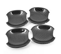 LYBH Coque De Protection Pour Poignées De Porte Extérieures Avant Et Arrière Pour Ford Pour Mustang 2005-2011 - Anti-rayures Extérieure Poigner Porte Housse(Noir,Bol à anse)