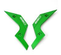 LYBH Déflecteur Vent Motos Protection Décorative CNC pour Pare-Brise De Moto pour K&awasaki Z900 Z 900 ABS Z900SE Z650 Z 650 ABS 2020-2024 Pare-Brise(Vert,X-1)