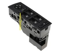 LYBH Interrupteur De Lève-vitre De Voiture Pour BMW E53 X5 1999-2006 61316962505 61316962506 Bouton Poussoir Régulateur Dpuissance Électrique Électrique Interrupteur(NOIR 1)